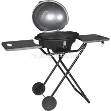 Barbecue Electric Grill Tare da Trolley Outdoor